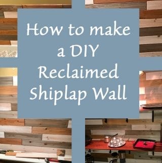 How To Make A DIY Reclaimed Shiplap Wall
