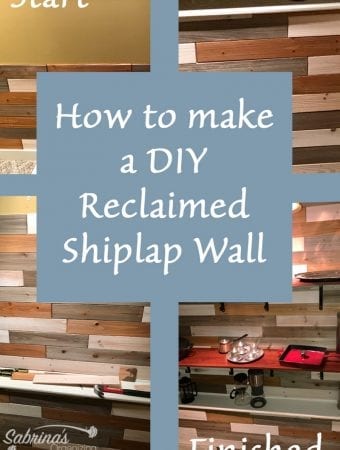 How To Make A DIY Reclaimed Shiplap Wall