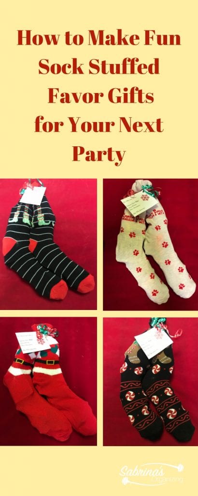 How to Make Fun Sock Stuffed Favor Gifts for Your Next Party