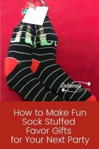 How to Make Fun Sock Stuffed Favor Gifts for Your Next Party