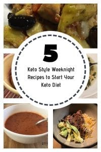 Five Keto Style Weeknight Recipes to Start Your Keto Diet