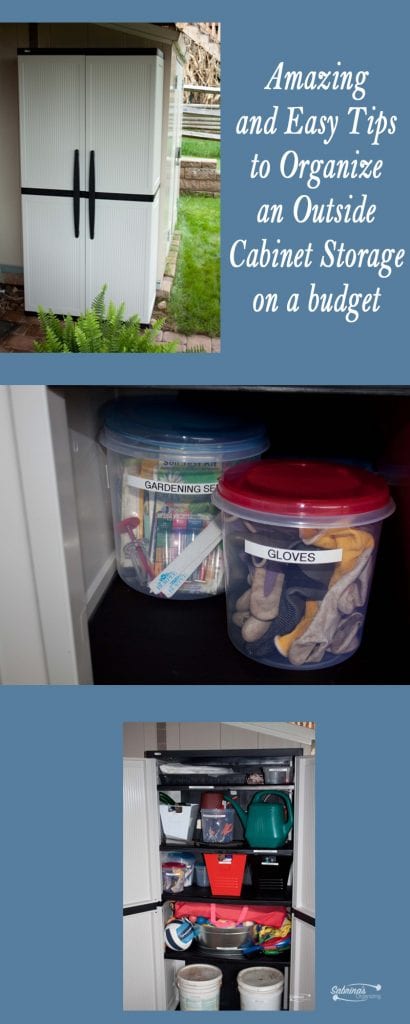 Amazing and Easy Tips to Organize an Outside Cabinet Storage on a budget
