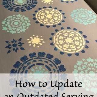 How to Update an Outdated Serving Tray