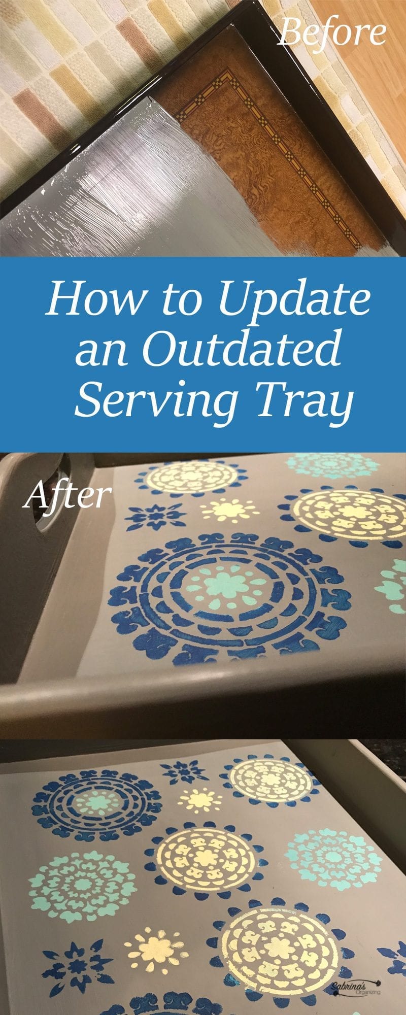 How to Update an Outdated Serving Tray
