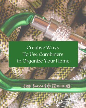 Creative Ways to Use Carabiners to Organize Your Home - featured image