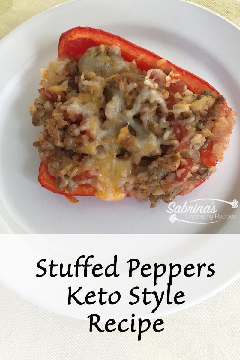 Stuffed Peppers Keto Style Recipe