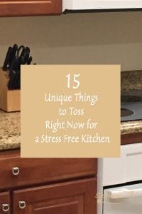 15 Unique Things to Toss Right Now for a Stress Free Kitchen