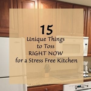 15 Unique Things to Toss Right Now for a Stress Free Kitchen