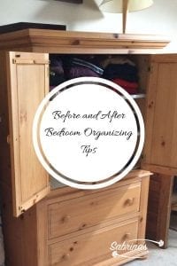Before and After Bedroom Organizing Tips