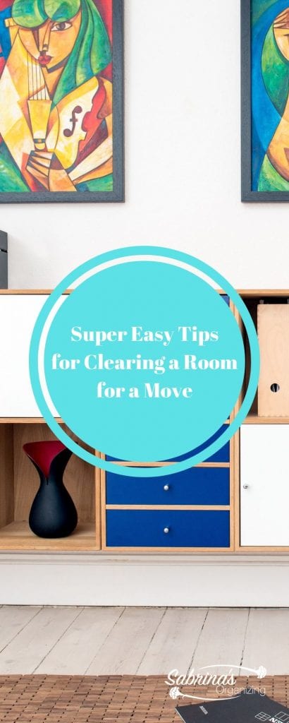 Super Easy Tips for Clearing a Room for a Move