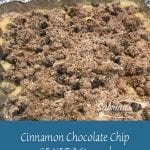 Cinnamon Chocolate Chip GF KETO streusel coffee cake