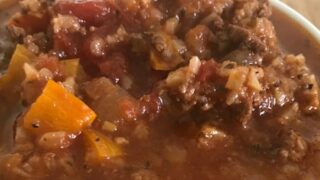 KETO Stuffed Peppers Soup Recipe