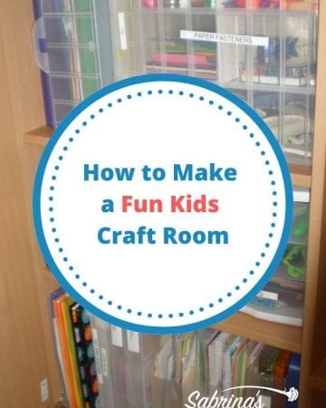 How to Make a Fun Kids Craft Room