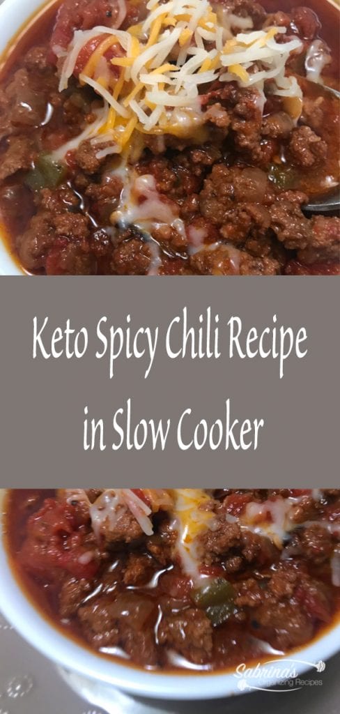 Keto Spicy Chili Recipe in Slow Cooker