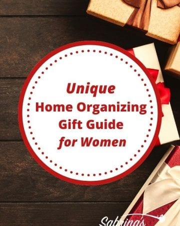 Unique Home Organizing Gift Guide for Women