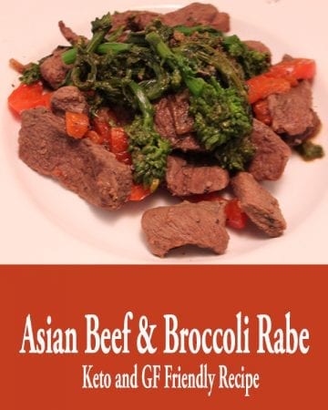 Asian Beef and Broccoli Rabe