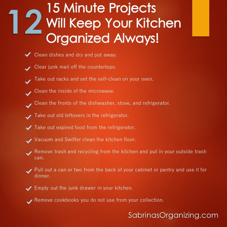 12 15 minutes projects will keep your kitchen organized always