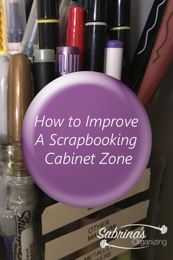 How to Improve A Scrapbooking Cabinet Zone
