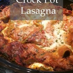 Easy Crock Pot Lasagna