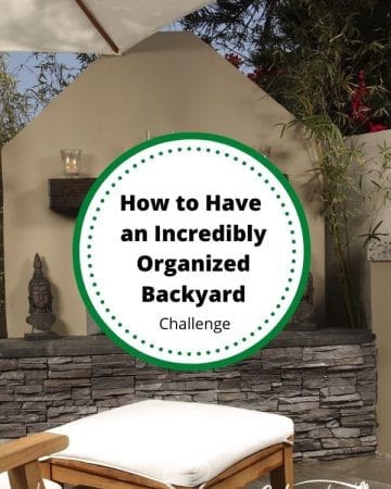 How to have an incredibly organized backyard challenge