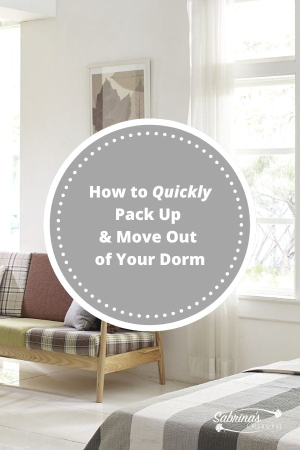 How to Quickly Pack Up and Move Out of Your Dorm