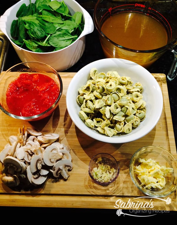 Tortellini Spinach and Mushroom Soup Recipe