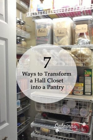 7 Ways to Transform a Hall Closet into a Pantry