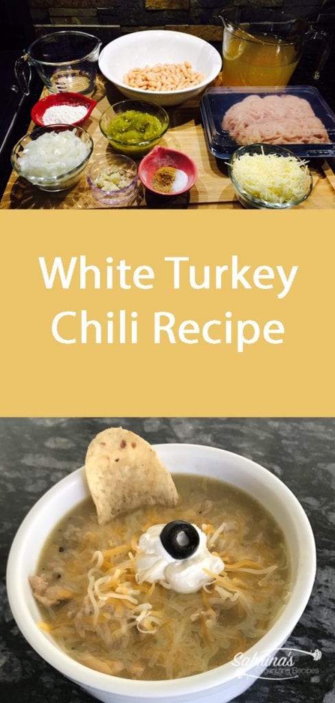 White Turkey Chili Recipe