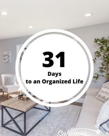 31 Days to a well organized life