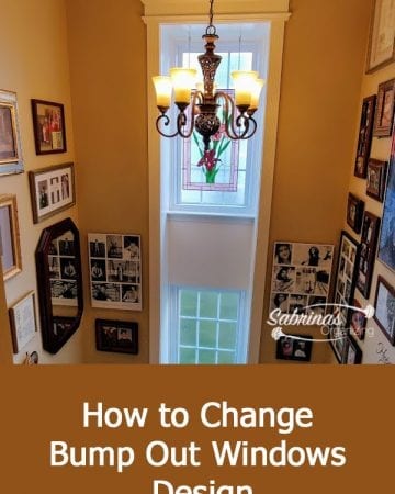 How to change a bump out windows design