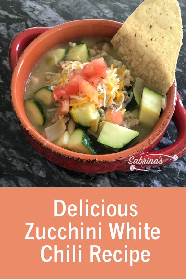 Delicious Zucchini White Chili Recipe