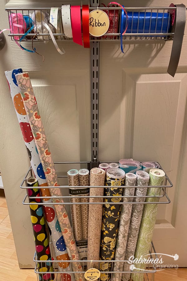 Get Your Wrapping Paper Out of the Way With These Easy Storage