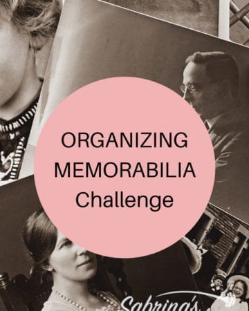 Organizing Memorabilia Challenge