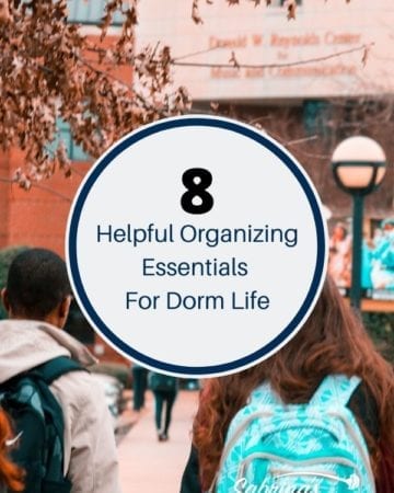 8 Helpful Organizing Essentials for Dorm Life