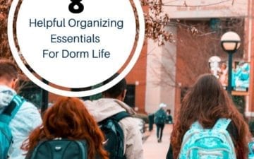 8 Helpful Organizing Essentials for Dorm Life