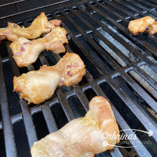 Add to hot grill for 10 minutes on each side. It will take about 20 minutes to cook. 