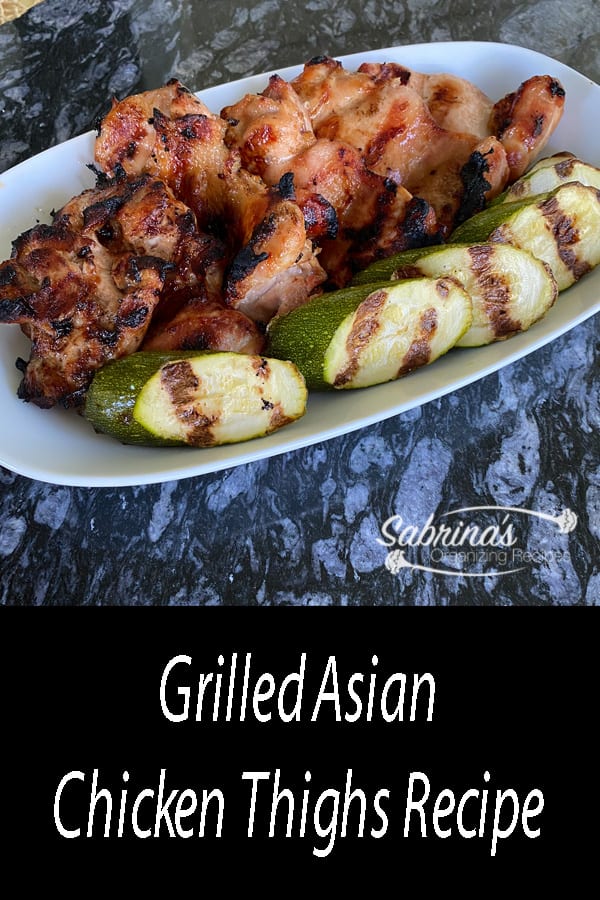 Grilled Asian Chicken Thighs Recipe