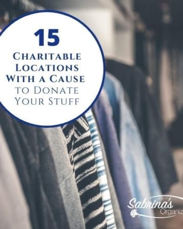 15 Charitable Locations with a Cause to donate your stuff