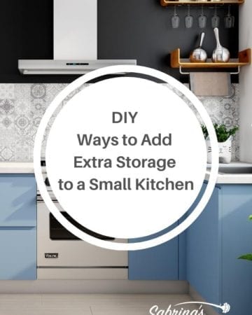 DIY Ways to Add Extra Storage to a Small Kitchen