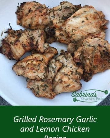 Grilled Rosemary Garlic and Lemon Chicken Recipe - featured image