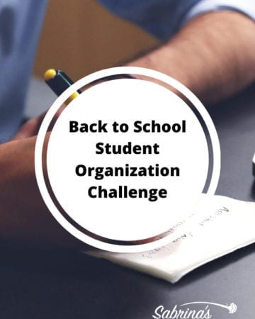 Back to School Student Organization Challenge