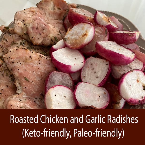 Roasted Chicken and Garlic Radishes Recipe