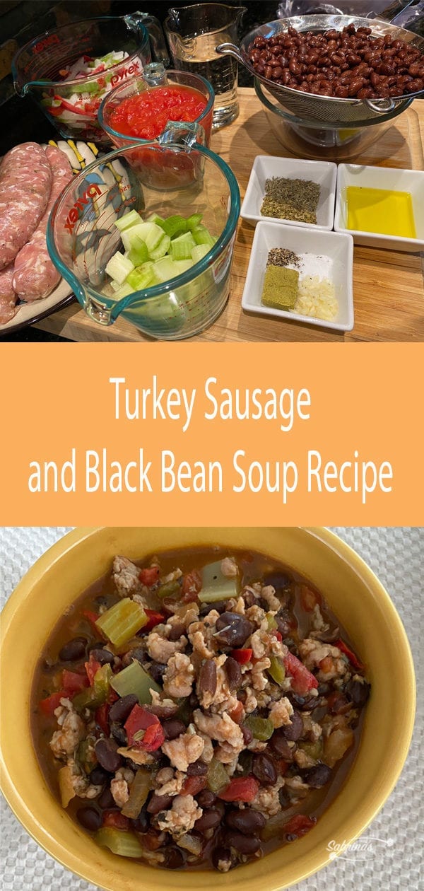 Turkey Sausage and Black Bean Soup Recipe