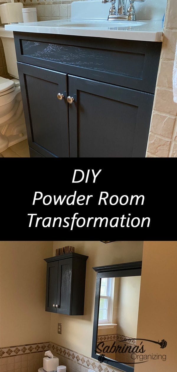 DIY Powder Room Transformation