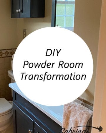 DIY Powder Room Transformation featured image