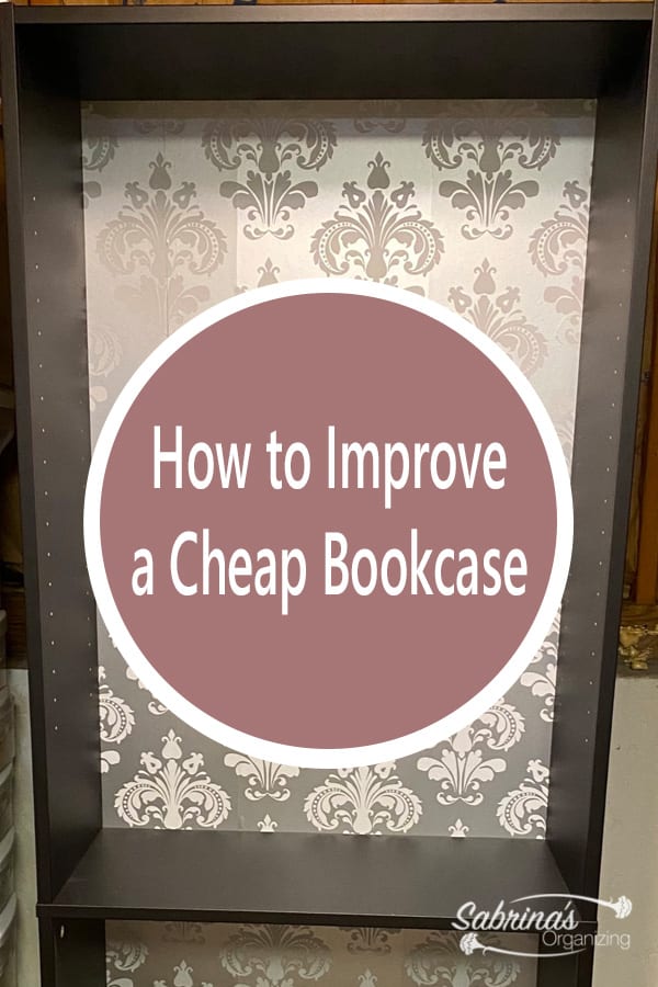 How to improve a cheap bookcase