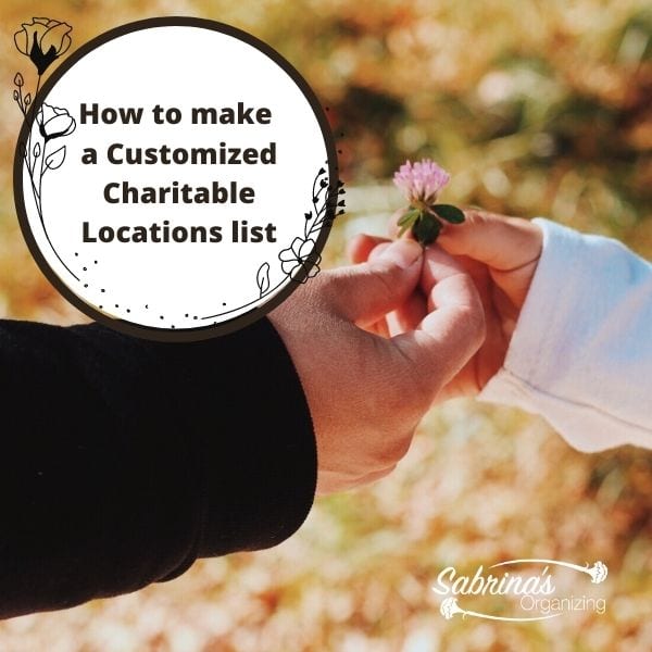 How to make a Customized Charitable Locations List - square image