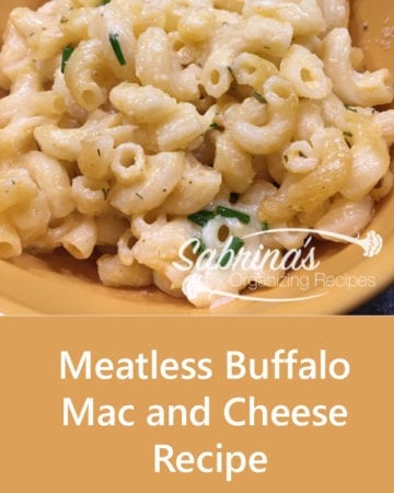 Meatless Buffalo Mac and Cheese Recipe