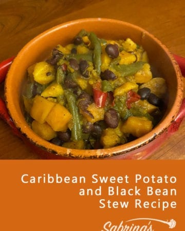 Caribbean Sweet Potato and Black Bean Stew Recipe featured image