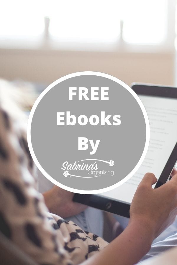 free ebooks by sabrinasorganizing blog featured image